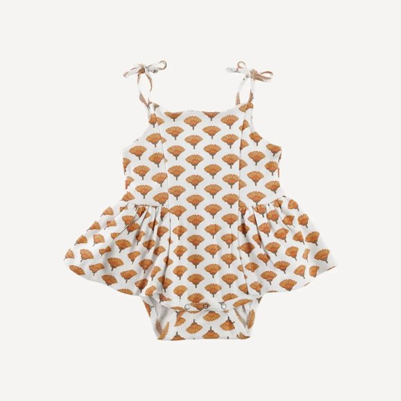 kate quinn Other - NWT Kate Quinn Spaghetti Tie Ballerina Bubble Marigold 0-3m
